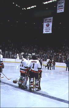 Hoisting the banner